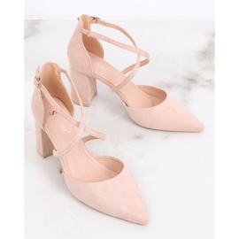 Pumps am beigen Pfosten LE069P Beige 2