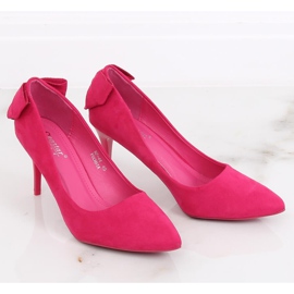 Pumps an einer Nadel mit Schleife Fuchsia NF-46 Fuchsia rosa 1