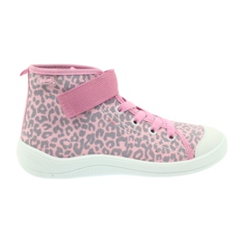 Befado Kinderschuhe 268X057 rosa grau 1