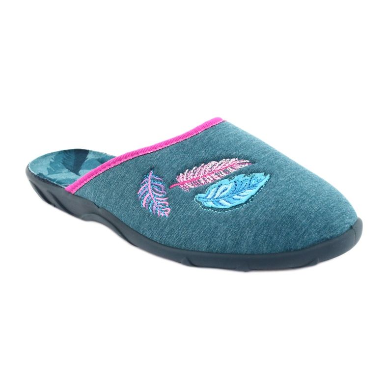 Befado farbige Damenschuhe 235D166 blau rosa 1