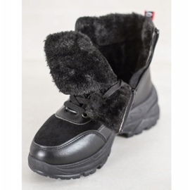 Haver Warme Turnschuhe schwarz 2