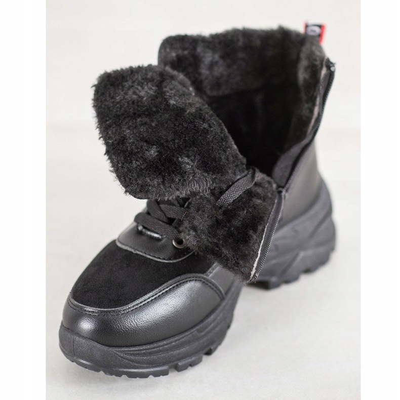 Haver Warme Turnschuhe schwarz 2