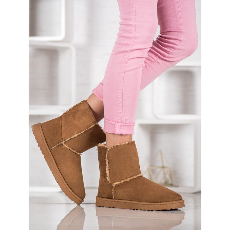 Lucky Shoes Kamel-Schneestiefel braun 1