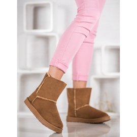 Lucky Shoes Kamel-Schneestiefel braun 2