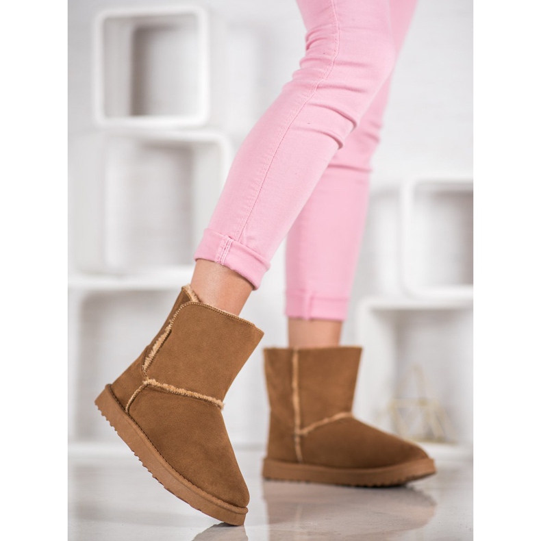 Lucky Shoes Kamel-Schneestiefel braun 2