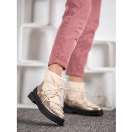 VICES Textil-Schneestiefel golden 1