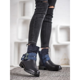 Erynn Arbeiter mit einer Schnalle navy blau blau 1