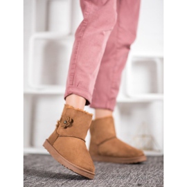 SHELOVET Mukluki mit Blume braun 1