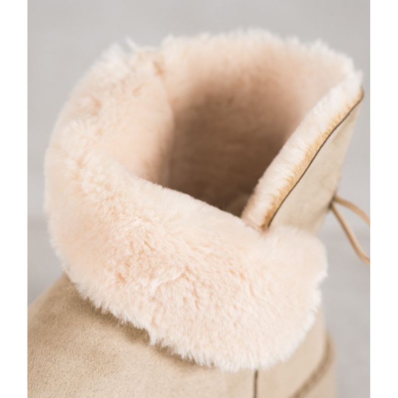 SHELOVET Mukluki mit Blume braun 2