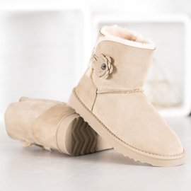 SHELOVET Mukluki mit Blume braun 1