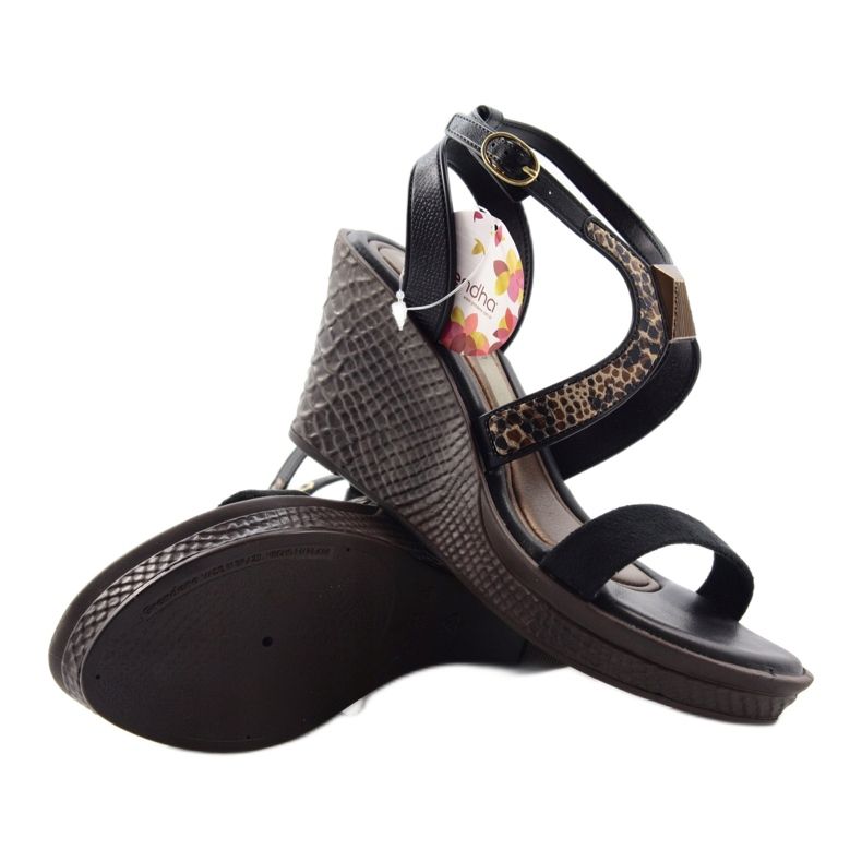Ipanema Damen Keilsandalen Grendha 81407 schwarz braun 3