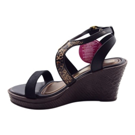 Ipanema Damen Keilsandalen Grendha 81407 schwarz braun 2