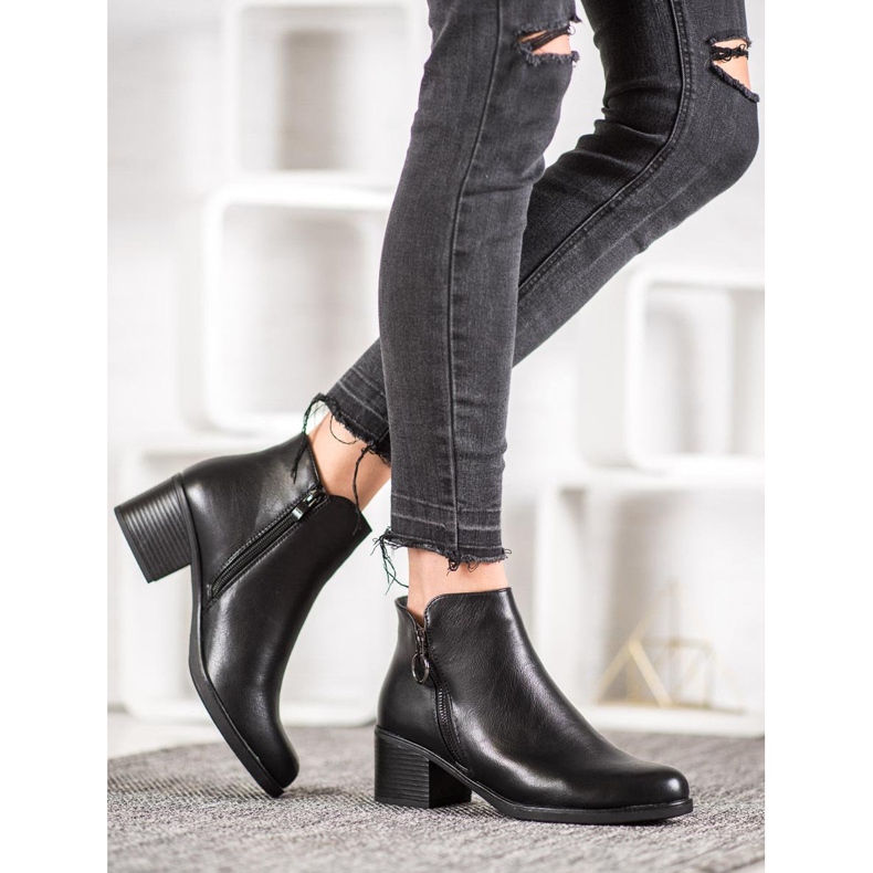 J. Star Warme Stiefel mit Öko-Leder schwarz 2