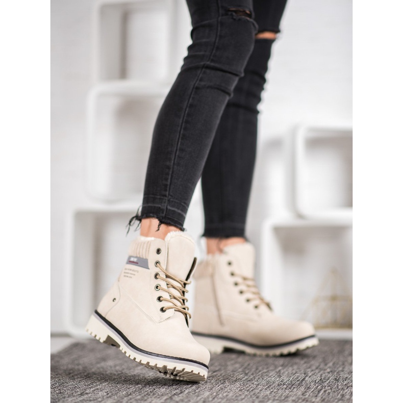 SHELOVET Trapper mit Reißverschluss braun 2