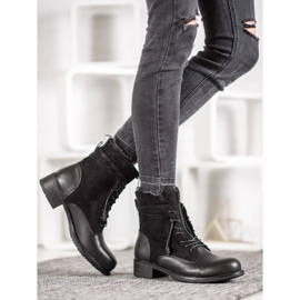 Evento Schnürstiefel schwarz 1