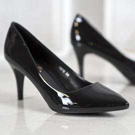 Small Swan Lackierte Pins In Spitz schwarz 1