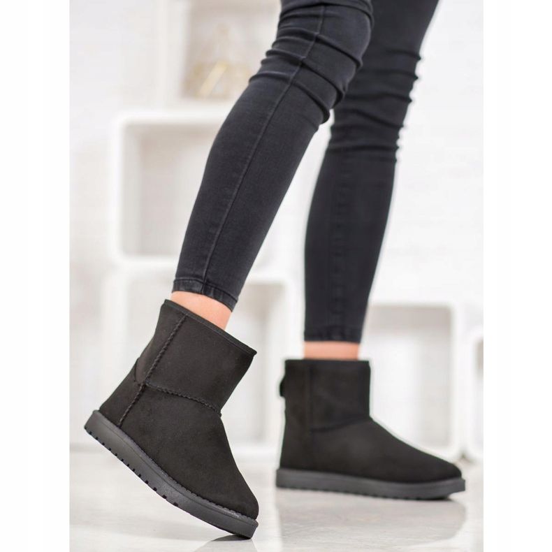 SHELOVET Klassisches Mukluki schwarz 1