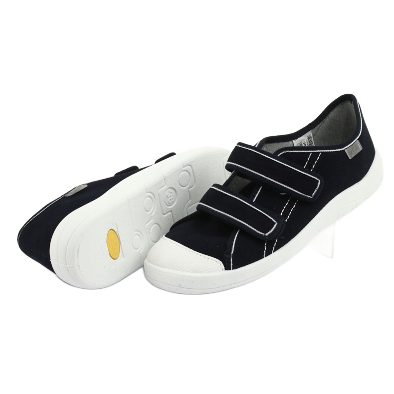 Befado Jugend-Sneaker mit Klettverschluss 124Q005 Marineblau 4
