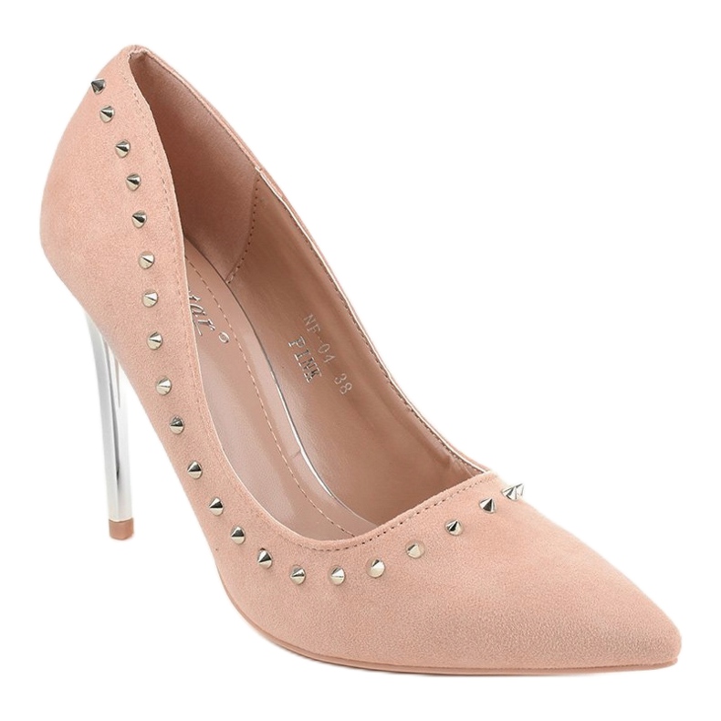 Pinke Pumps an der NF-04 Ferse rosa 1