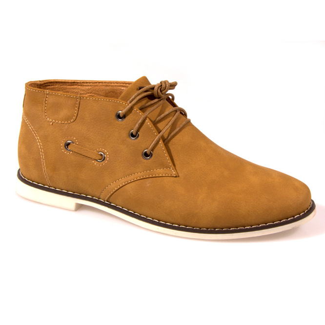 Hohe Stiefel Gebunden DS900 Camel braun 1