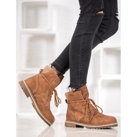 SDS Schnürstiefel mit Isolierung braun 1