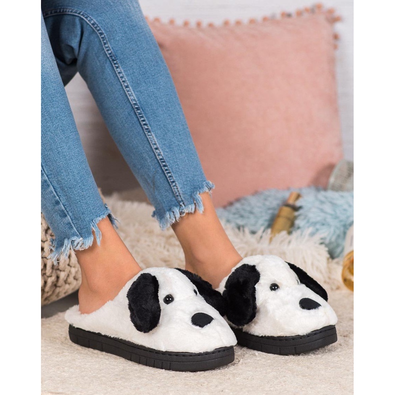 SHELOVET Hausschuhe für Hunde weiß 1