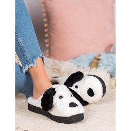 SHELOVET Hausschuhe für Hunde weiß 2