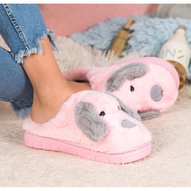 SHELOVET Hausschuhe für Hunde rosa 2