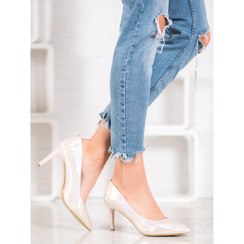 Goodin Stylische Stilettos aus Öko-Leder braun 1