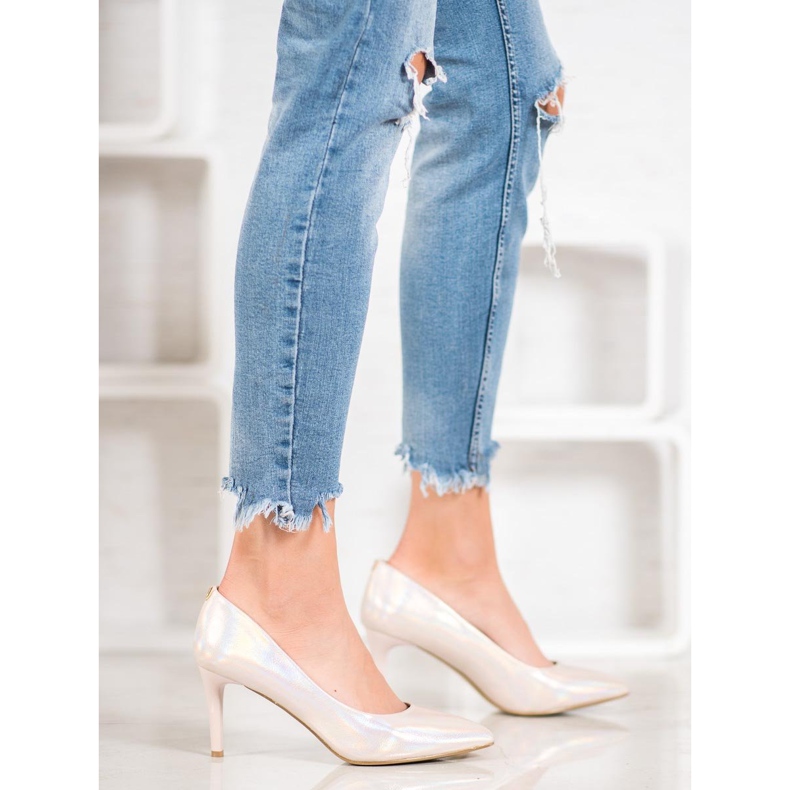 Goodin Stylische Stilettos aus Öko-Leder braun 2