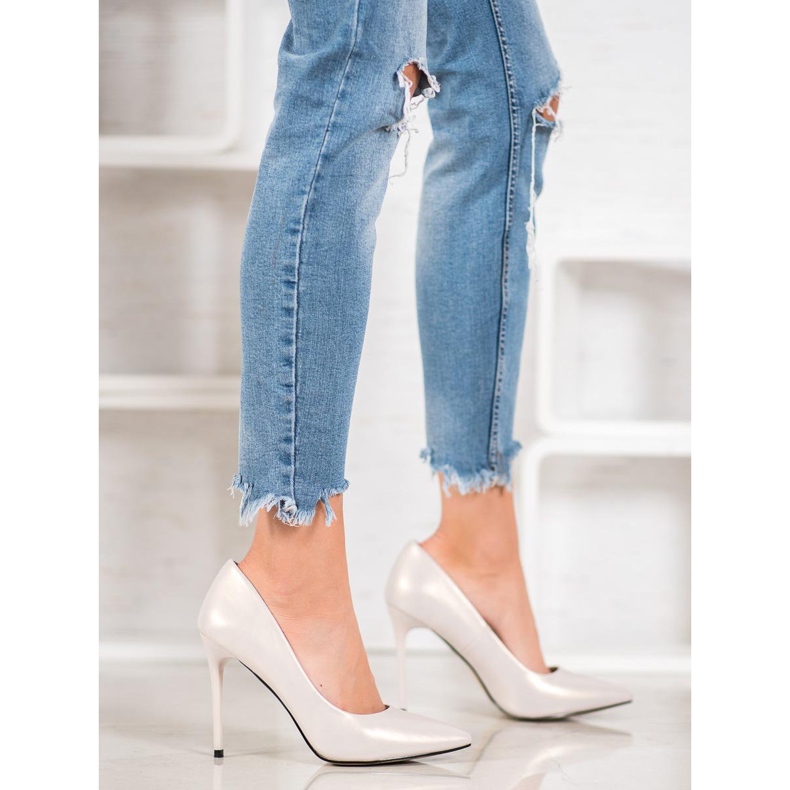 Goodin Modische High Heels weiß 1