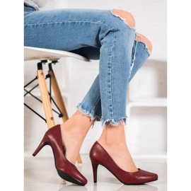 Vices Pumps im klassischen Stil rot 1