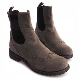 Klassische Chelsea Boots 318 Khaki 1