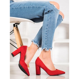 Ch. Creation Klassische Pumps rot 1