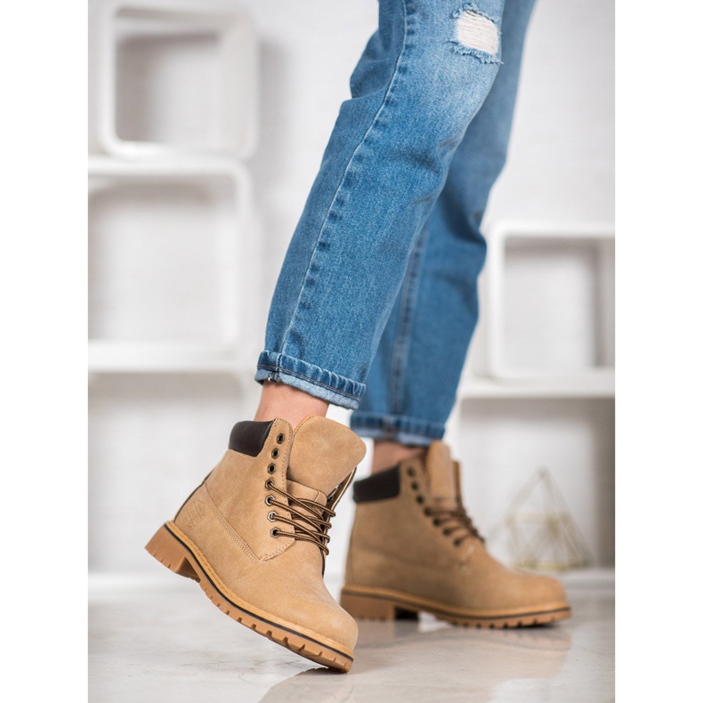 Haver Wanderschuhe mit Öko-Leder braun 1