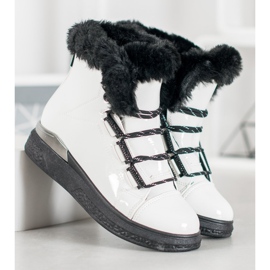 Bella Paris Weiße Schneestiefel 1