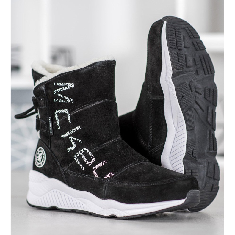 McKey Schneestiefel aus Leder schwarz 2