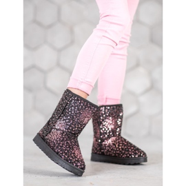 SHELOVET Warmes Mukluki mit Pailletten mehrfarbig 1