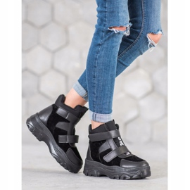Bona Schwarze Fashion Booties 2