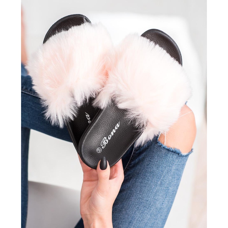 SHELOVET Stilvolle Hausschuhe rosa 2