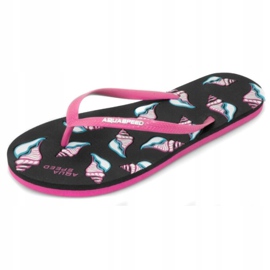 Aqua-Speed ​​​​Napoli W 40874-49564 Flip-Flops schwarz rosa 1