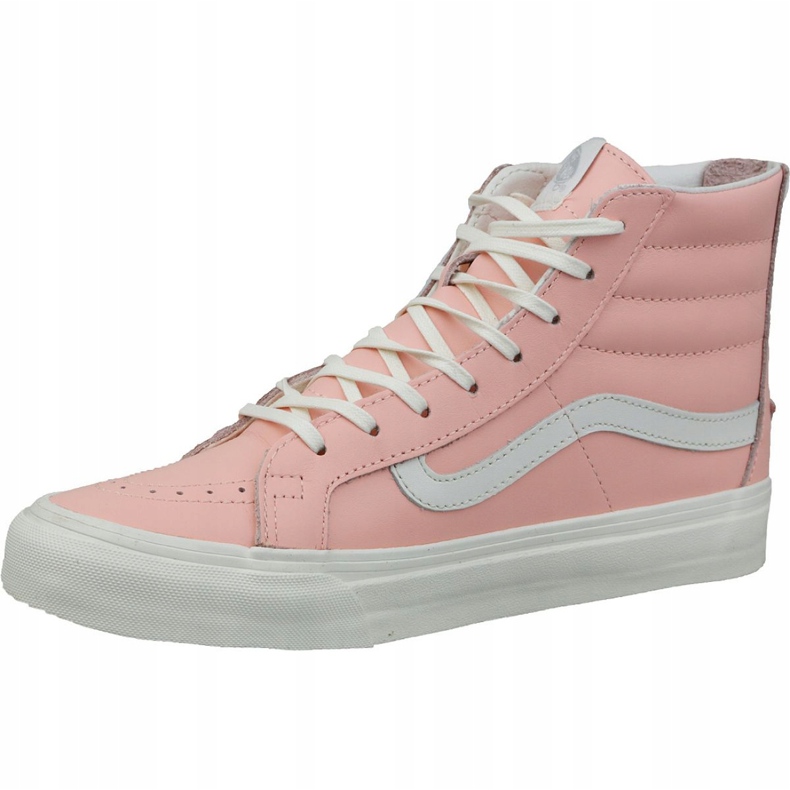 Vans Sk8-Hi Slim Zip W VXH8JMZ Schuhe rosa 1