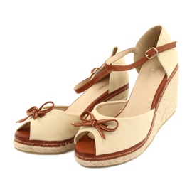 Vices Keilsandalen für Damen braun 3