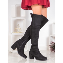 Clowse Wildlederstiefel schwarz 1