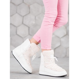 Small Swan Winterstiefel mit Schaffell weiß 1