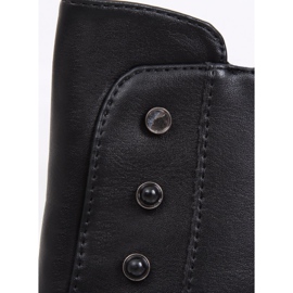 Schwarze Stiefel mit hohen Absätzen schwarz 1003-1 Black II Species 1