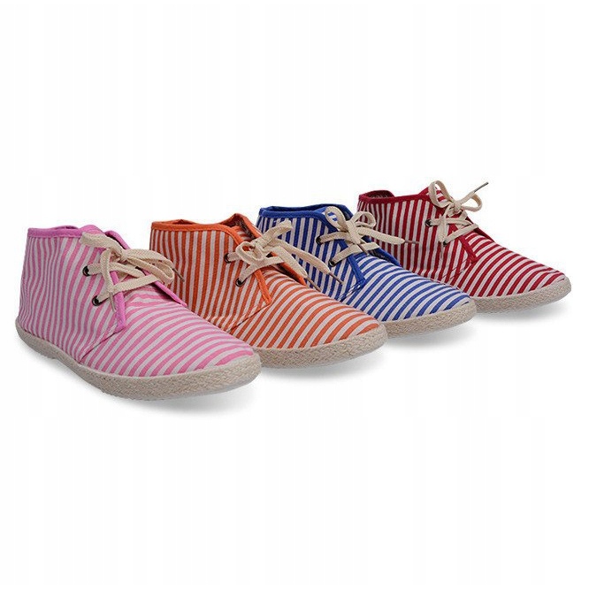 Stiefel Sneakers mit Strohsohle 2607 Blau braun 1