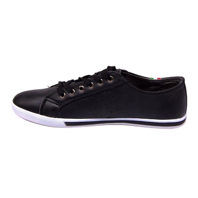 Sneakers mit Italien-Flagge 380 Schwarz 1