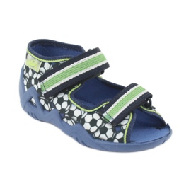 Befado grüne Kinderschuhe 250P078 weiß marineblau 2