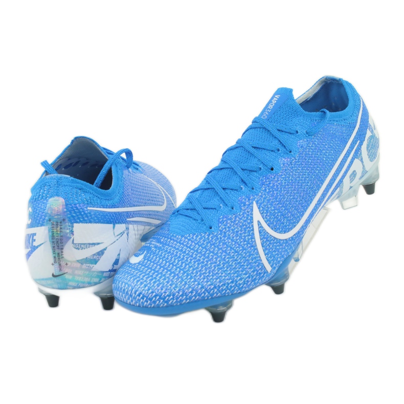 Nike Mercurial Vapor 13 Elite SG-Pro Ac M AT7899 414 Fußballschuhe blau 4